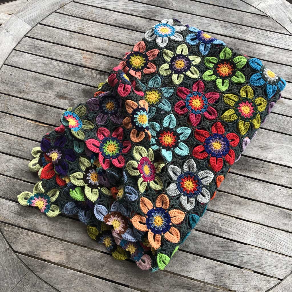 Extraordinary Gallery Of Crochet Flower Blanket Concept Superior