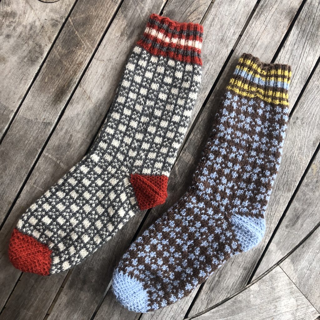 2 Socks – The Easiest ColourWork Socks in the World! DOVRE and RONDANE ...