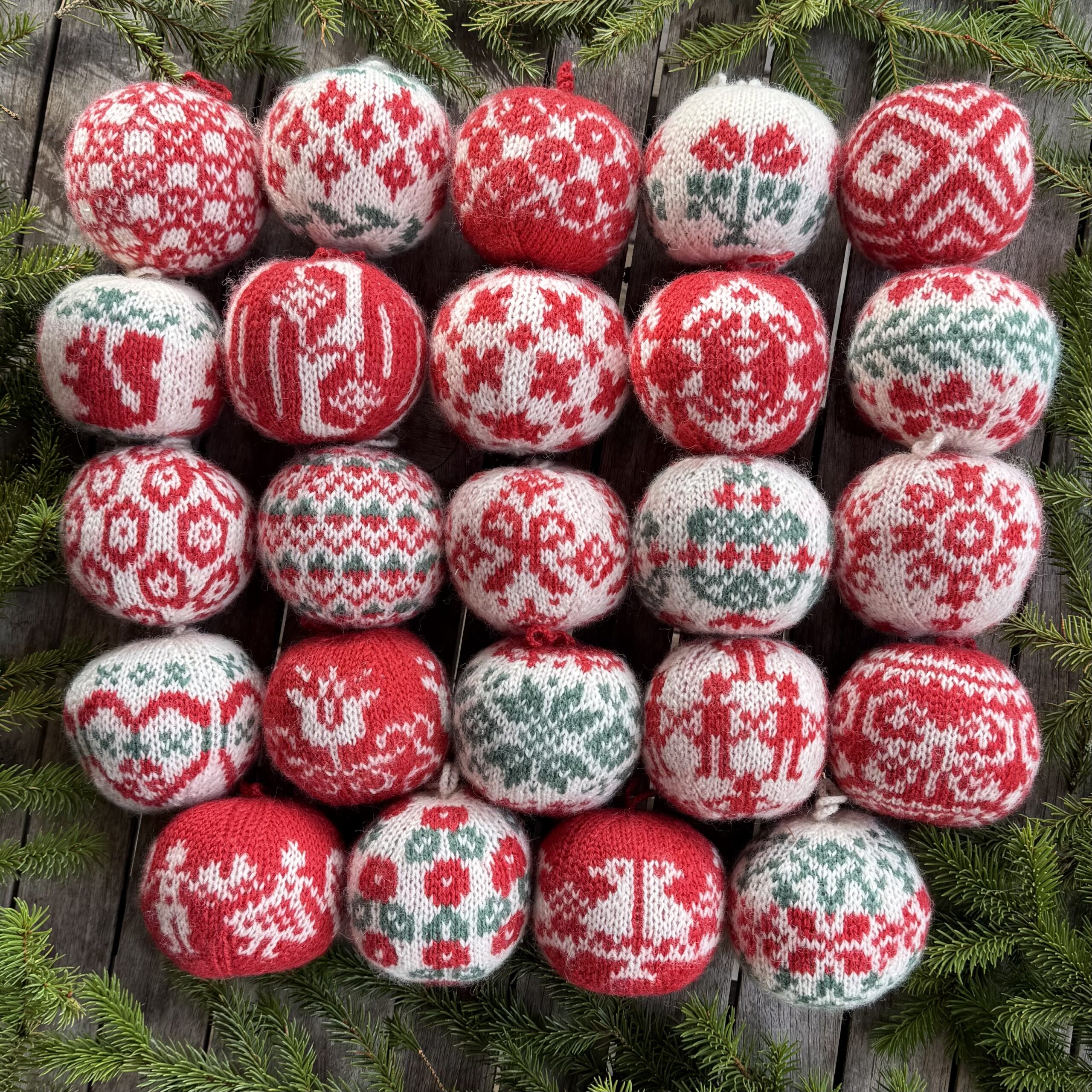 Twenty-four New Christmas Balls 2025
