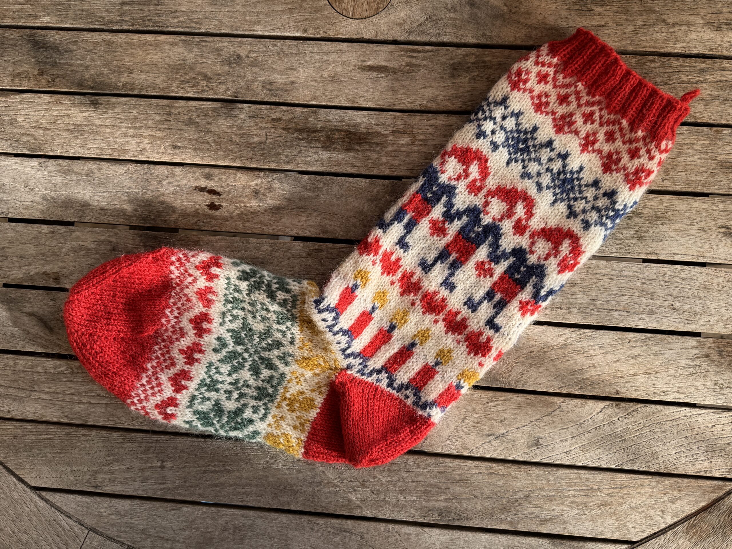JULENISSER Stocking. Christmas KAL 2025